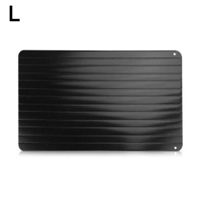 Qui K Thawing Tray Round  Orner Design Design Of Multiple Guide  Hannels-black-L