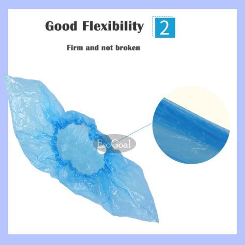 EsoGoal 100 PCS One Time Shoe Covers Plastic Waterproof Boot