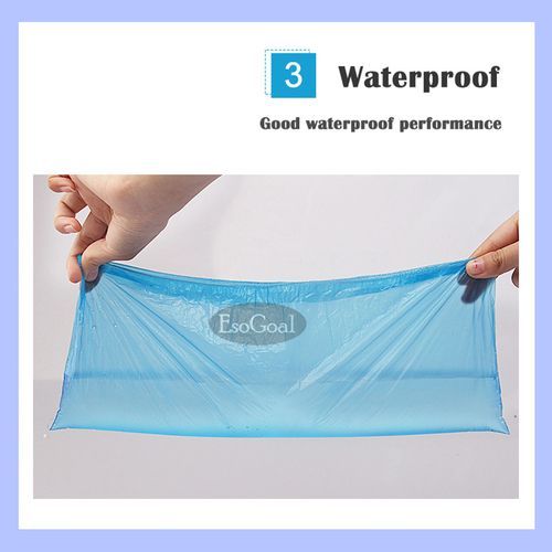 EsoGoal 100 PCS One Time Shoe Covers Plastic Waterproof Boot