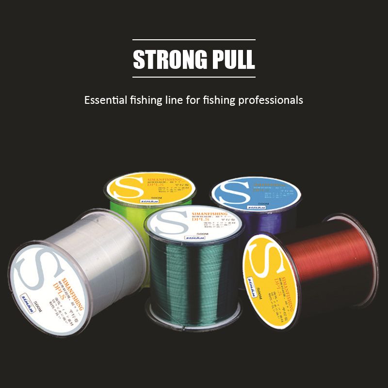 Super To 2.0 Spool Fishing Fishing Fishing Strong Sea 7 Durable Line Nylon Line Bulk 500M River 0.4 Colors Line Thread