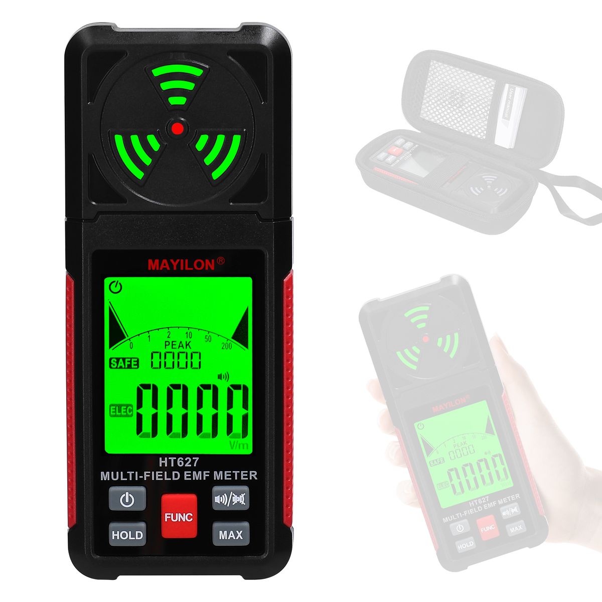 MAYILON Handheld EMF Meter Portable Electromagnetic