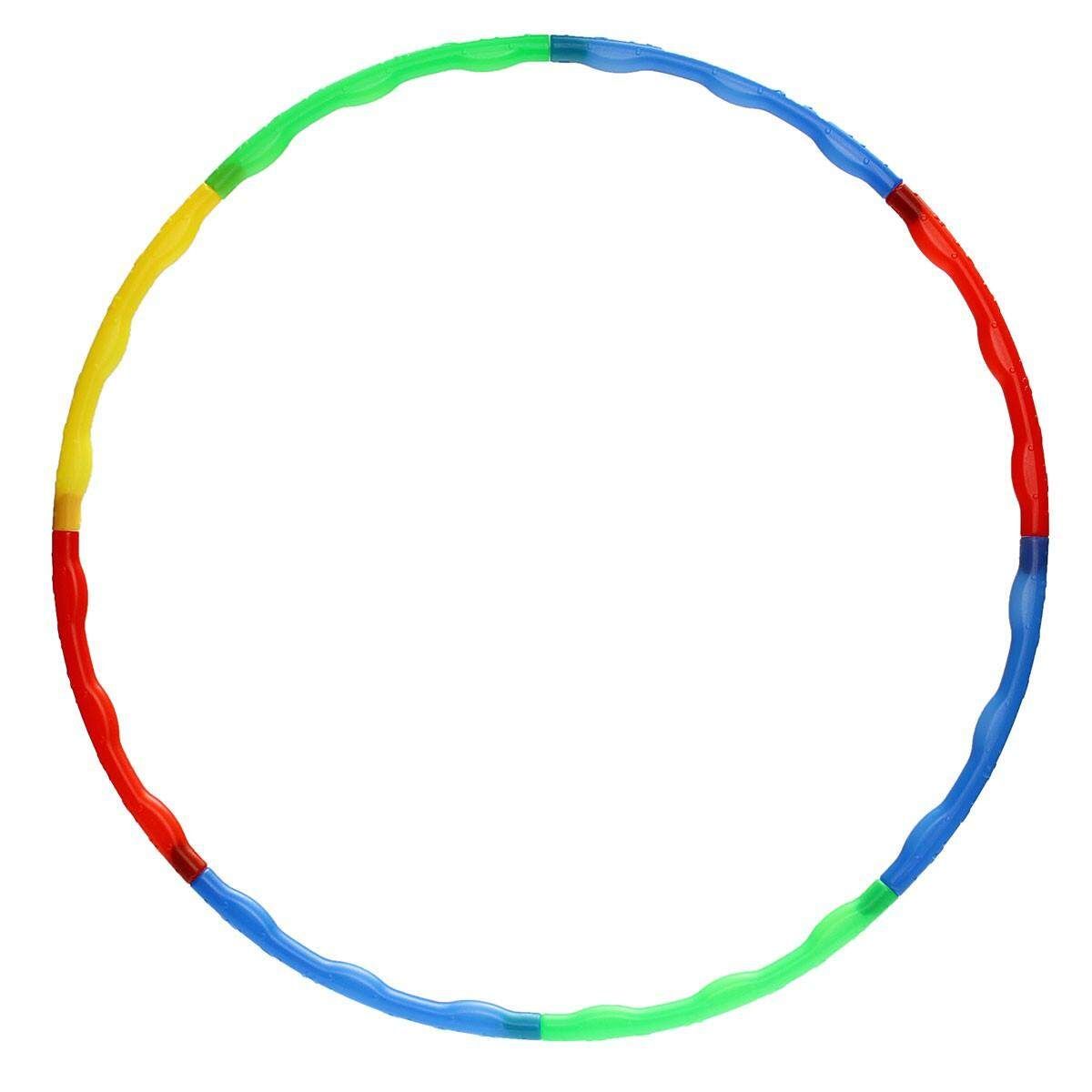 4PCS Diameter 66cm Slot Together Hula Hoop Child Or Adult Adjustable For Indoors Outdoors