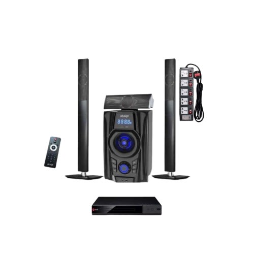 Nunix 3.1ch Multimedia Home Theatre -nu-m1 + Dvd Player & Free Extension