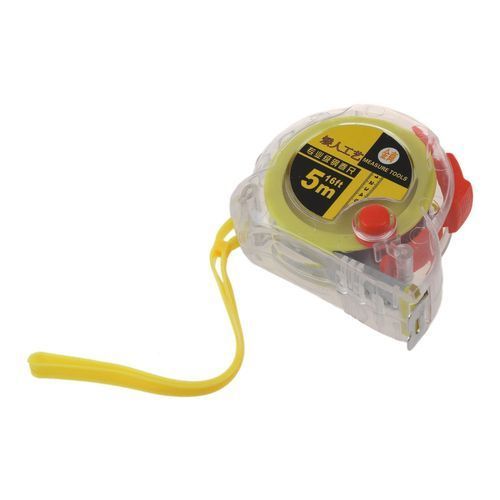 Plastic Housing Self Retract Measure Tape Rule 5M
