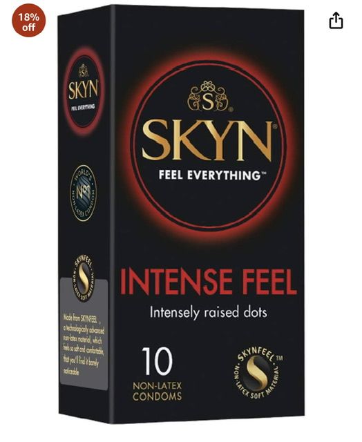 Extra Studded Condoms, 10 Count (Pack Of 1) A