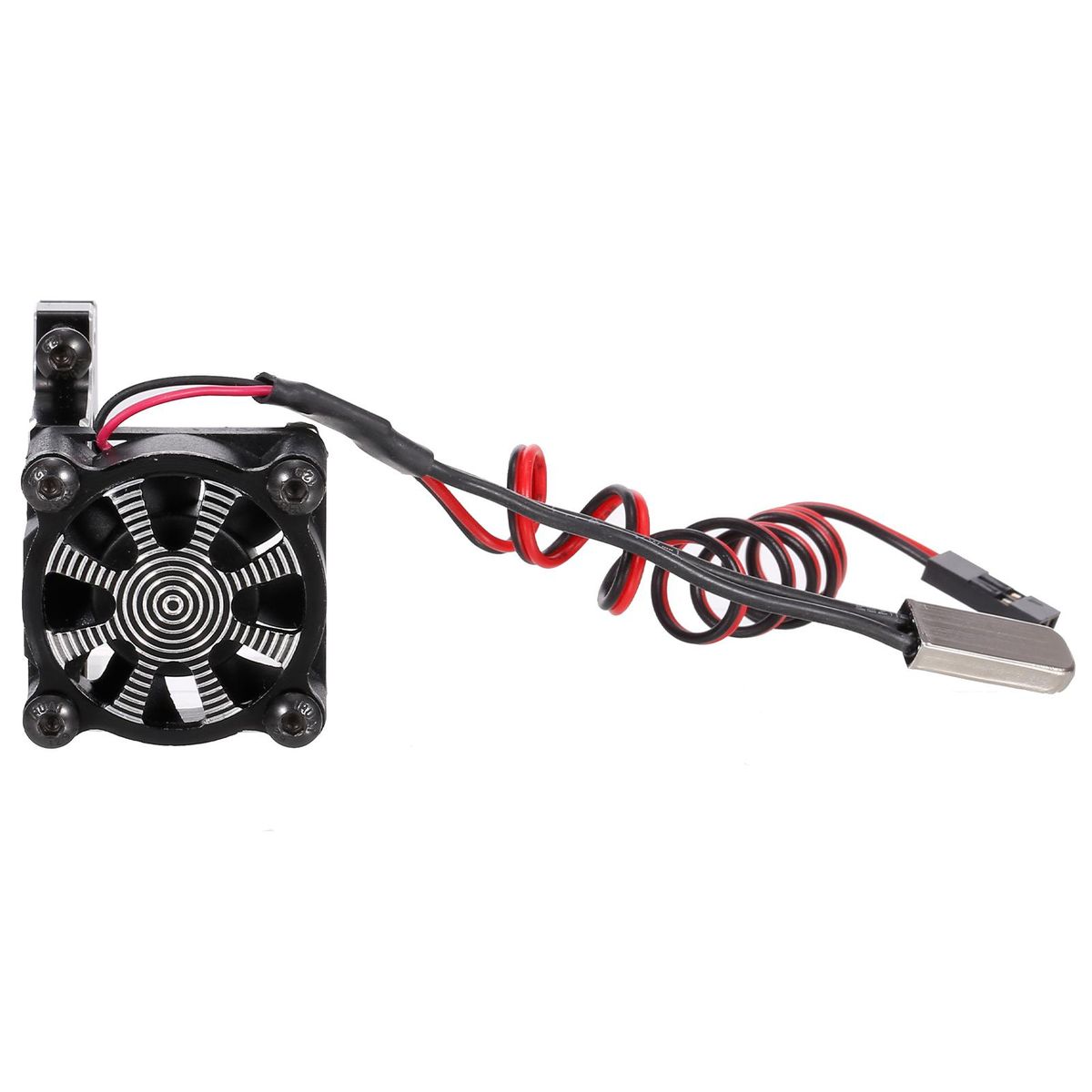 Motor Cooling Fan Motor Radiator Heatsink with Thermal Sensor for 3600 Series Motor 550/540 Motor Compatible with Traxxas Hsp Redcat Rc4wd Tamiya Axial Car