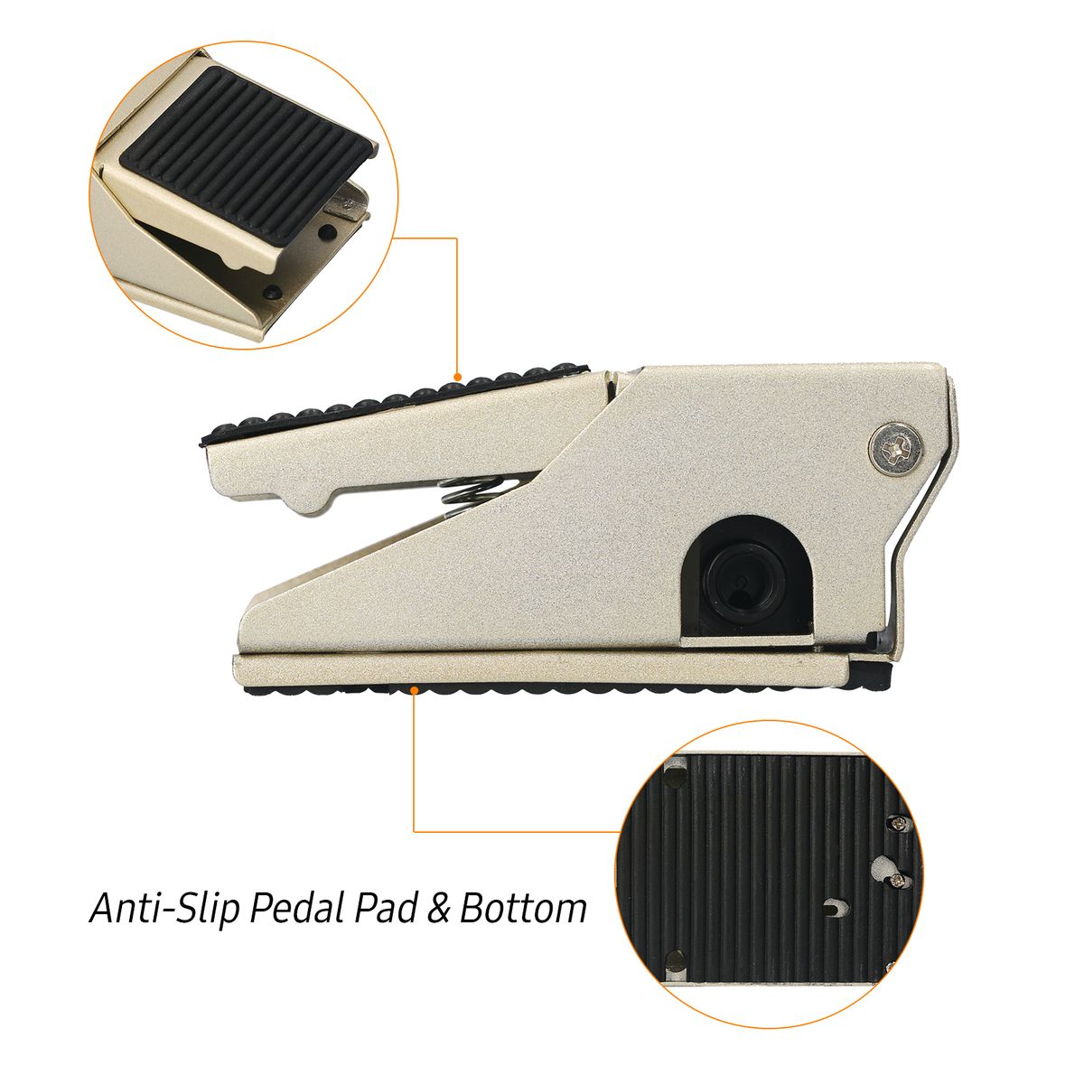 Pneumatic Foot Pedal Valve 1/4-inch Air Inlet   Outlet