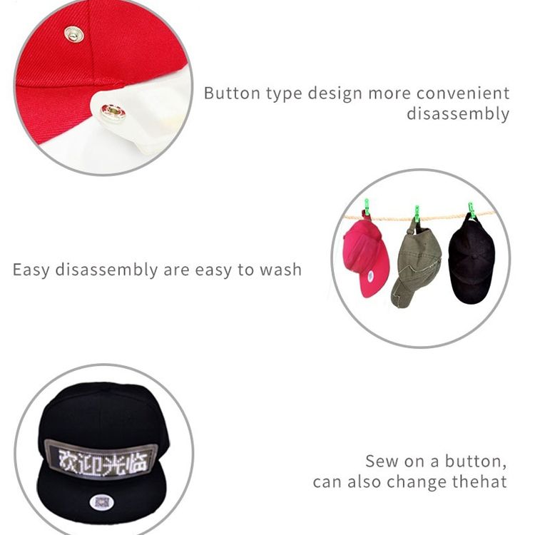 Bluetooth LED Advertising Cap
