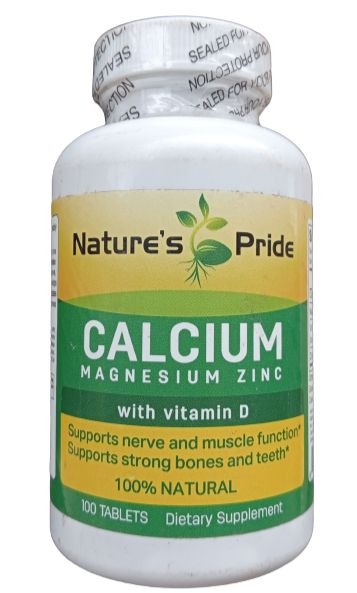 Pride Calcium, Magnesium And Zinc + D3 (Bone Health Support)