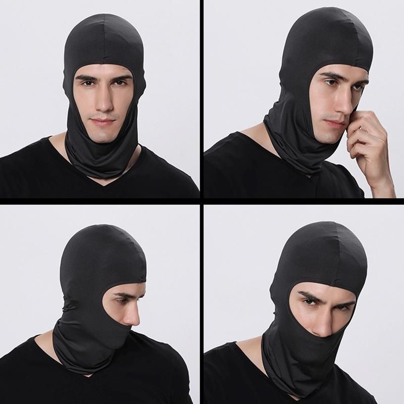 2Pcs Sun Protection Dust Proof Breathable-Black+Navy Blue