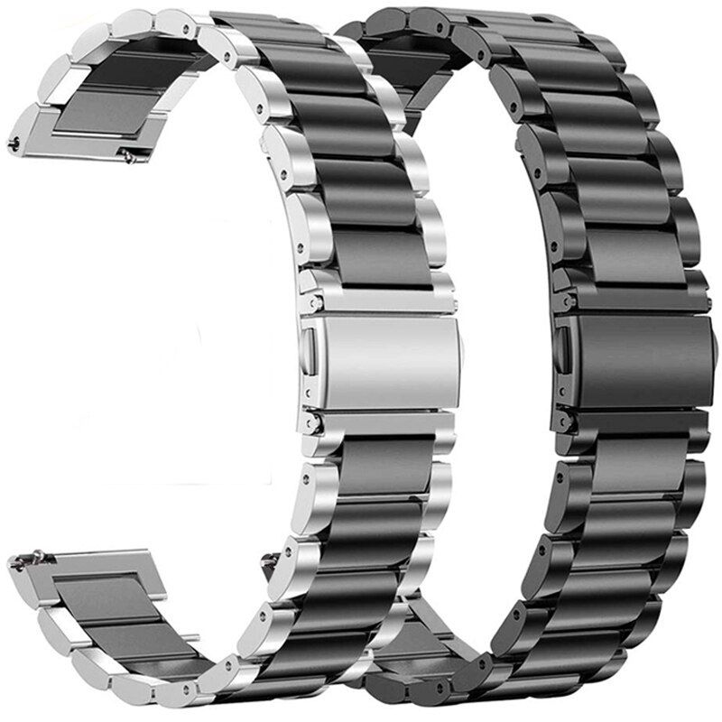 For Samsung Galaxy Watch3 45MM 46MM Smart Bracelet WatchBand Stainless Steel Strap For Gear S3 Clic/Frontier Wristband Correa