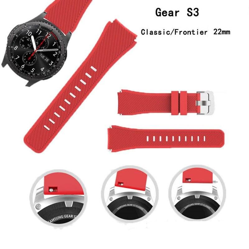 Watch Band Samsung galaxy watch 46mm Sport Replacement Bracelet Watchband 22mm For Gear S3 Frontier/Classic TicWatch Pro GT2