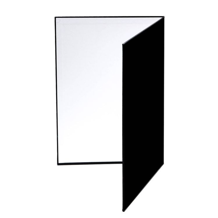 2 PCS  A4 Foldable Photographic Card Paper Reflective Board