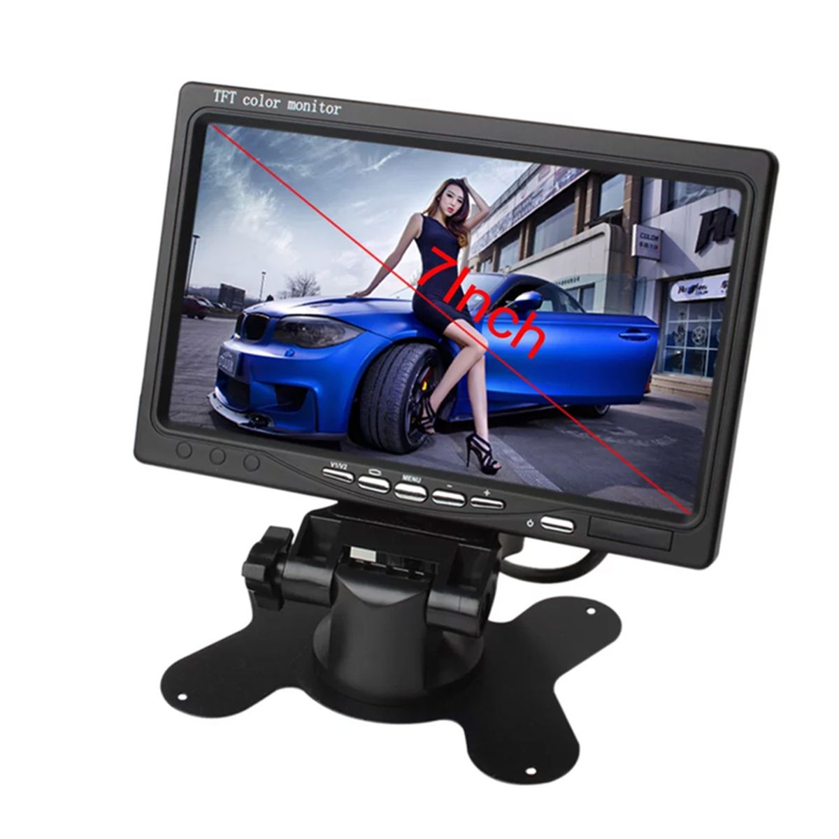 7 Inch HD Monitor Display Screen TFT Car Screen Monitor HD