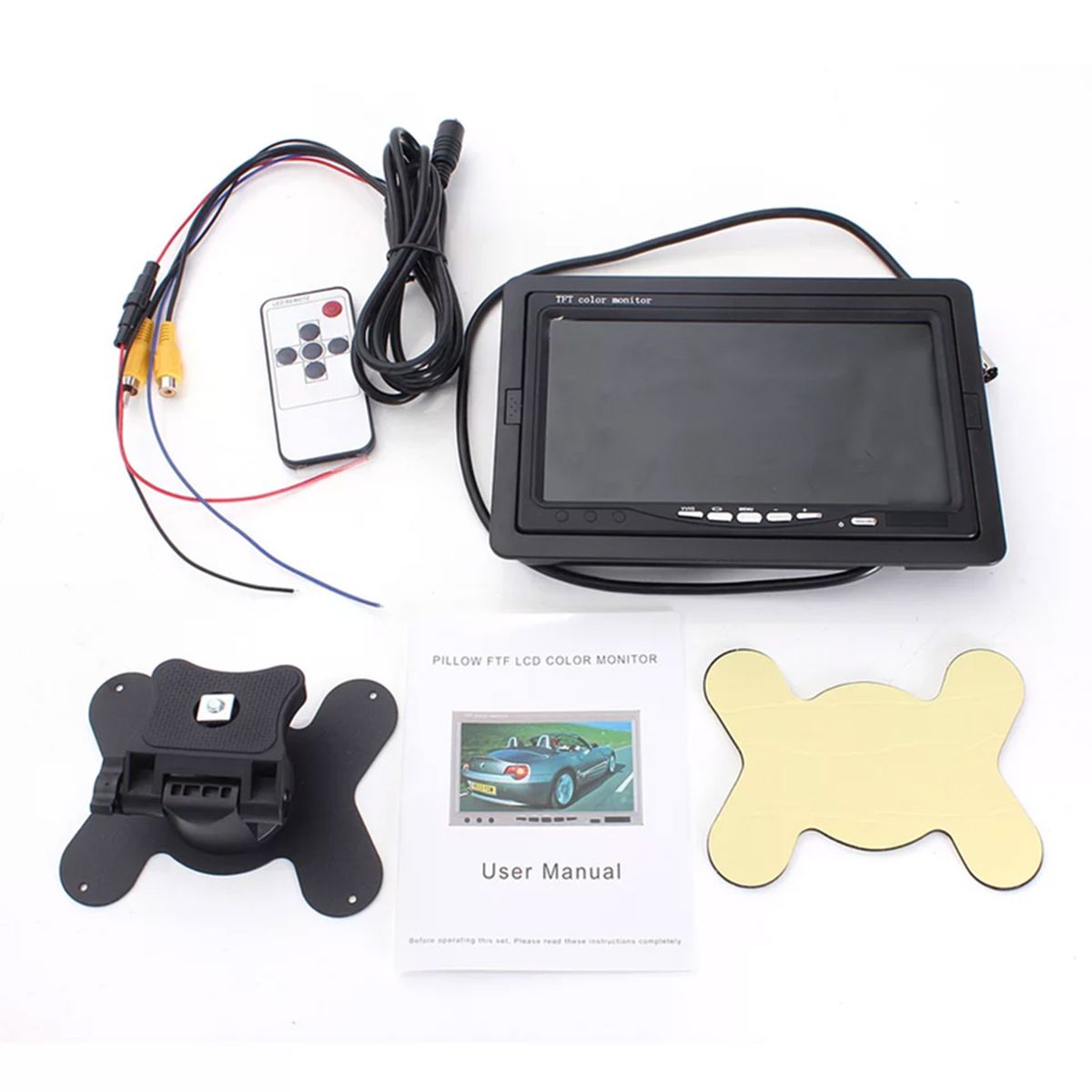 7 Inch HD Monitor Display Screen TFT Car Screen Monitor HD