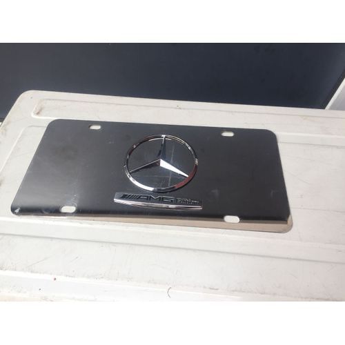 Mercedes Benz Stainless Steel License Plate