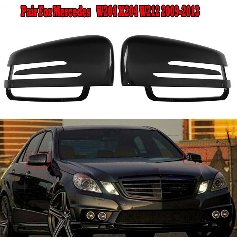 1 Pair Side Mirror Caps For Mercedes-BENZ C E S GL Class