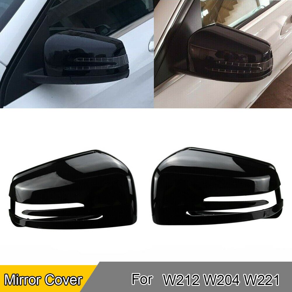 1 Pair Side Mirror Caps For Mercedes-BENZ C E S GL Class