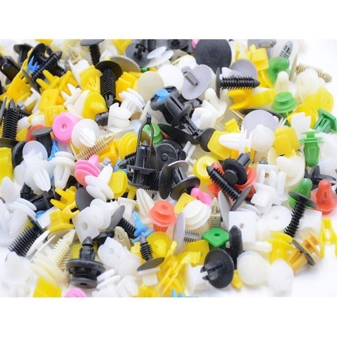 200* Auto Fastener Kit Car Universal Nylon Fixing Clip Rivet