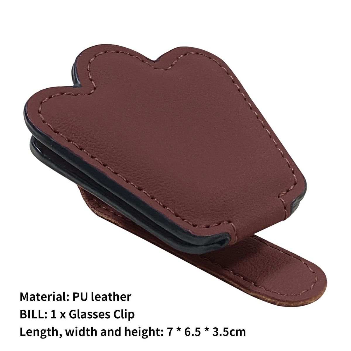 Glasses Clip Glasses Clip Bill Holder Red