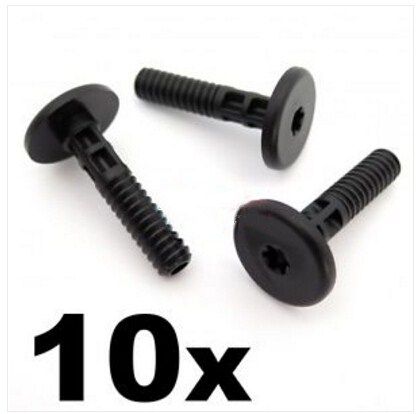 10x For Bmw Side Skirt Sill Moulding Trim Plastic