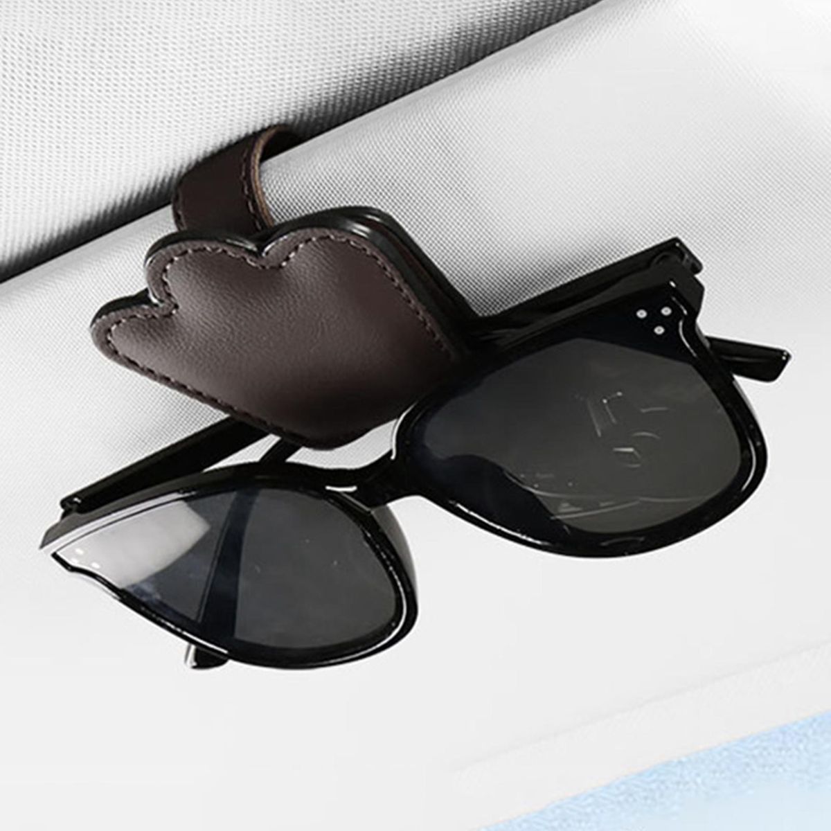 Glasses Clip Glasses Clip Bill Holder Brown