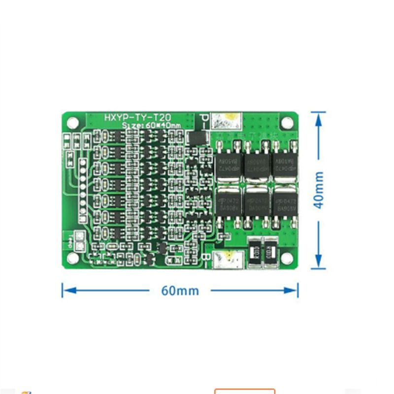 Battery Protection Board Balance 29.4V BMS 7S 20A Lithium 18