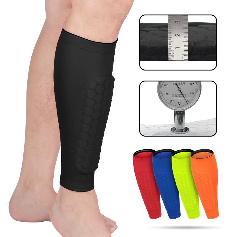 Soccer Shin Guards Sports Honeycomb Football Shinguard Protector Guard Socks Leings Shields Pads Leg Sleeves Adult Men-