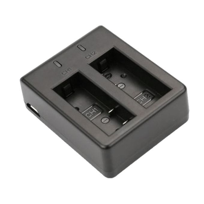 Portable USB Dual Slot Battery Charger Dock For SJCAM SJ4000 Sport