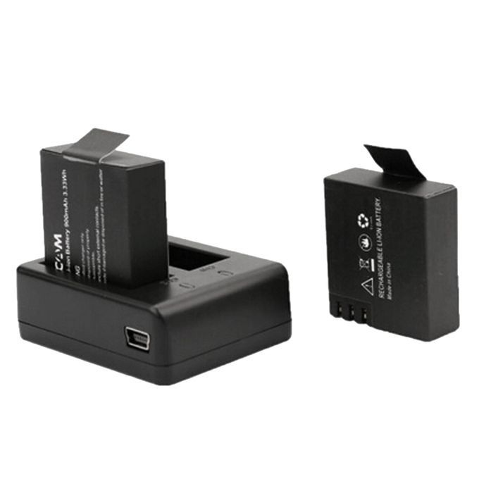 Portable USB Dual Slot Battery Charger Dock For SJCAM SJ4000 Sport