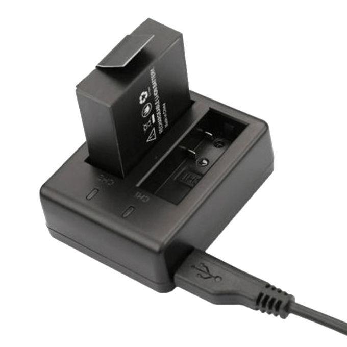 Portable USB Dual Slot Battery Charger Dock For SJCAM SJ4000 Sport