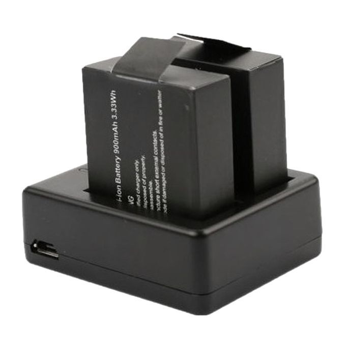 Portable USB Dual Slot Battery Charger Dock For SJCAM SJ4000 Sport