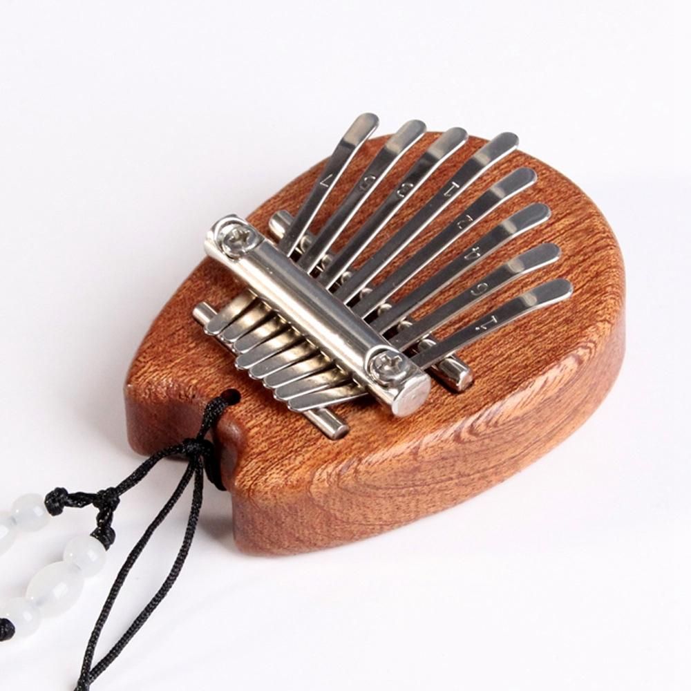 Mini Kalimba Thumb Piano Solid Wood 8 Keys Finger Piano for Children Gift Birthday Party Outdoor Leisure Instruments
