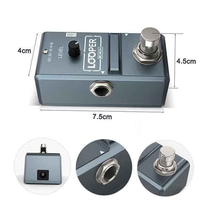 AP-09 Nano Loop Electric Guitar Effect Pedal Looper True