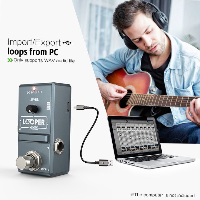 AP-09 Nano Loop Electric Guitar Effect Pedal Looper True