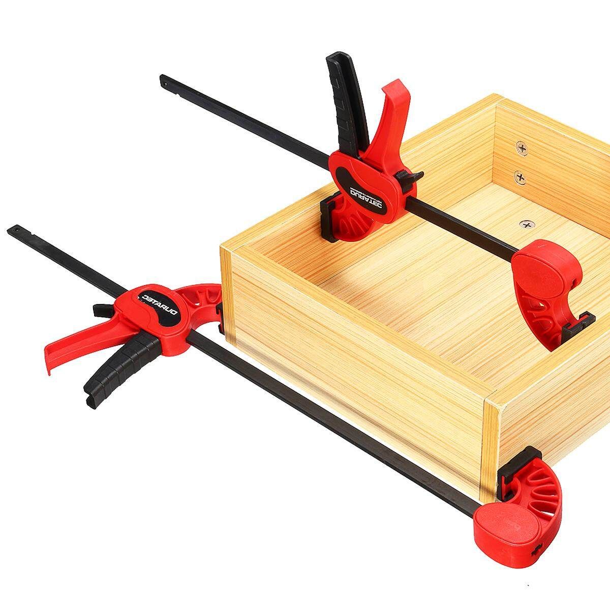 4'' 6'' 12'' 18'' Plastic F Clamp Heavy Duty Quick Release Parallel Wood Tool 4 Inches