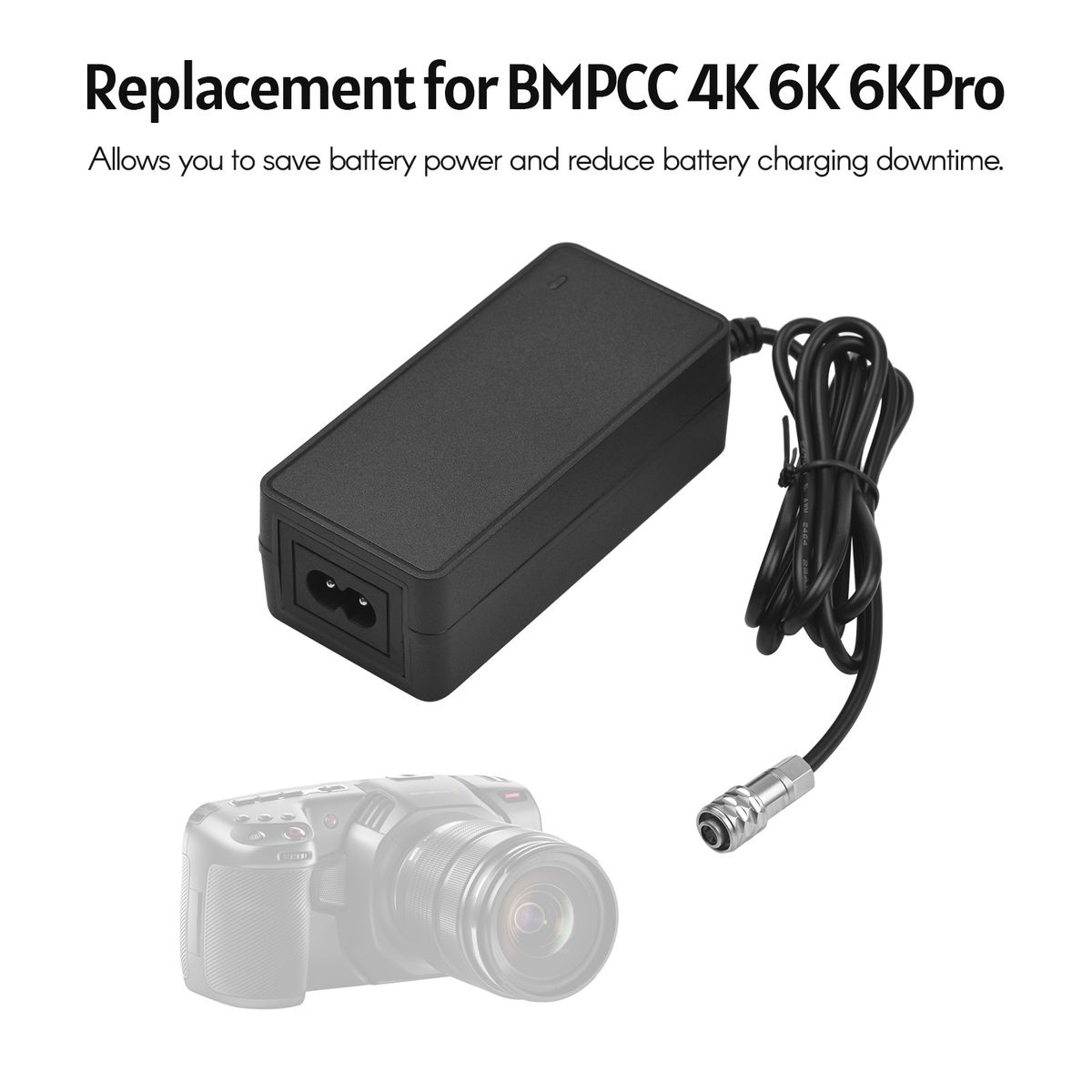 Camera AC Power Supply Adapter Battery Charger Replacement