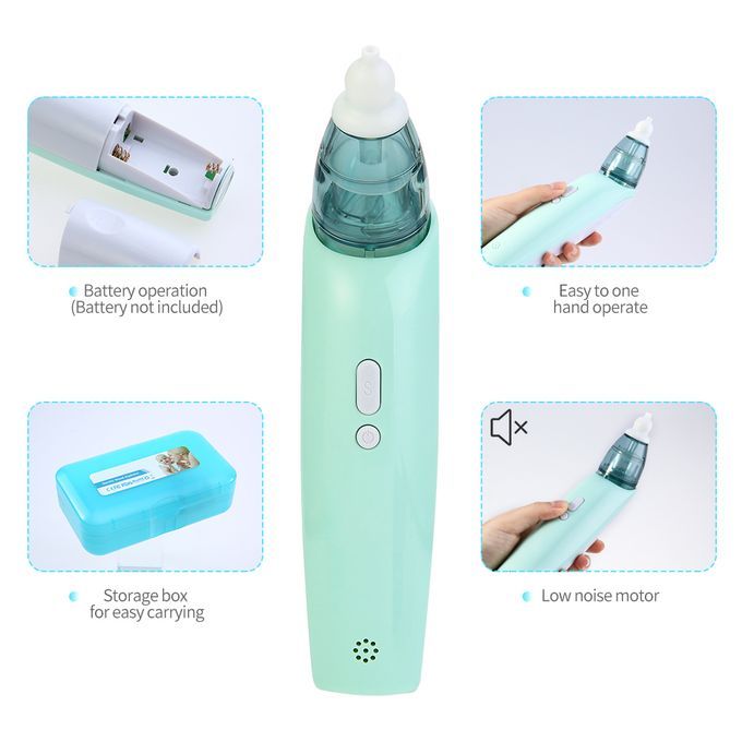 Baby Electirc Nasal Aspirator Safe Fast Hygienic Snot Sucker