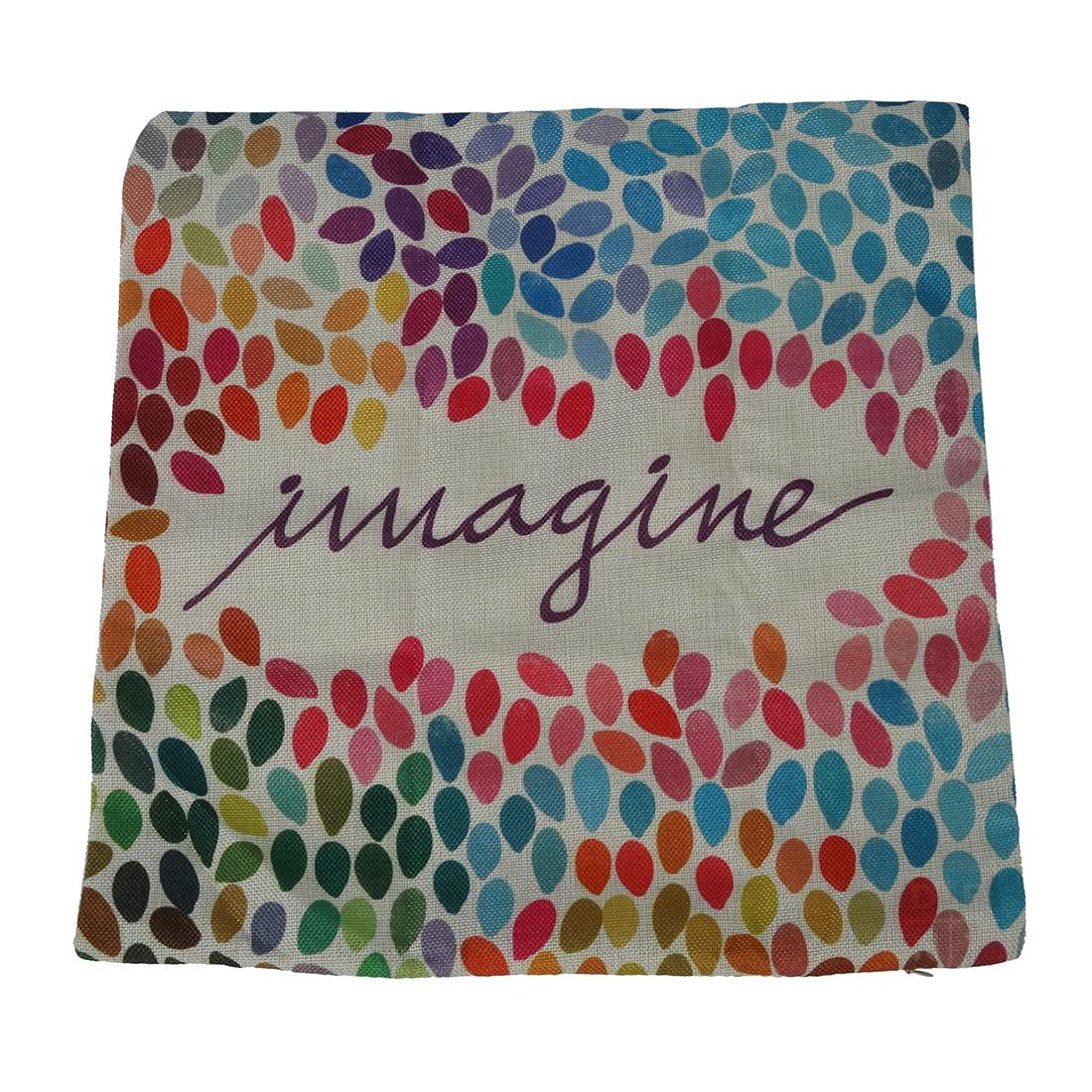 Print Square Cotton Linen Pillow Case Cushion Cover