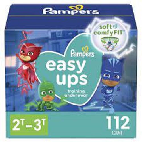 Easy Ups Training Pants Boys, 2T-3T (Size 4), 112 Count