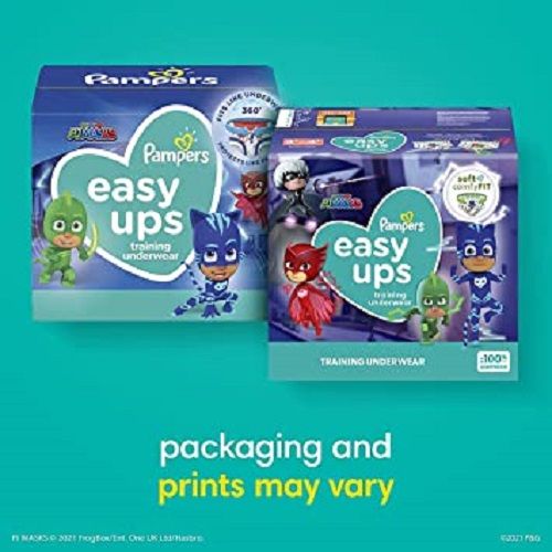 Easy Ups Training Pants Boys, 2T-3T (Size 4), 112 Count