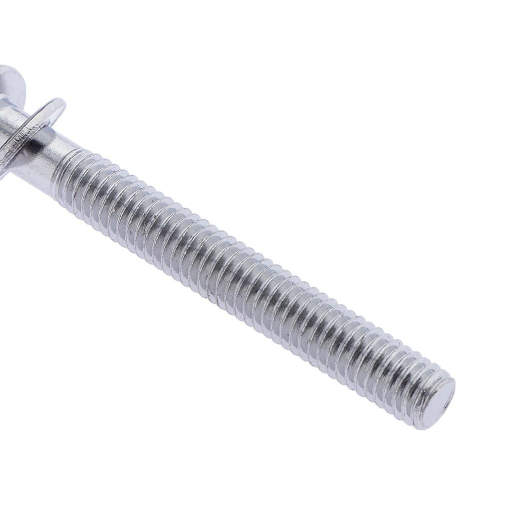 18pcs Chrome 60mmx5mm Drum Tension Rods For Tom Snare Drum