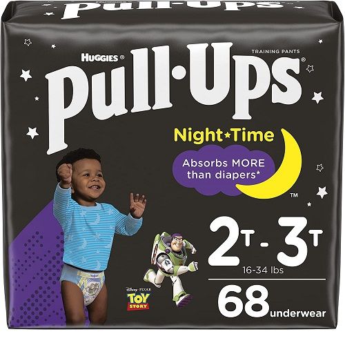 Pull-Ups Boys' Night-Time Training Pants, 2T-3T, 68 Ct