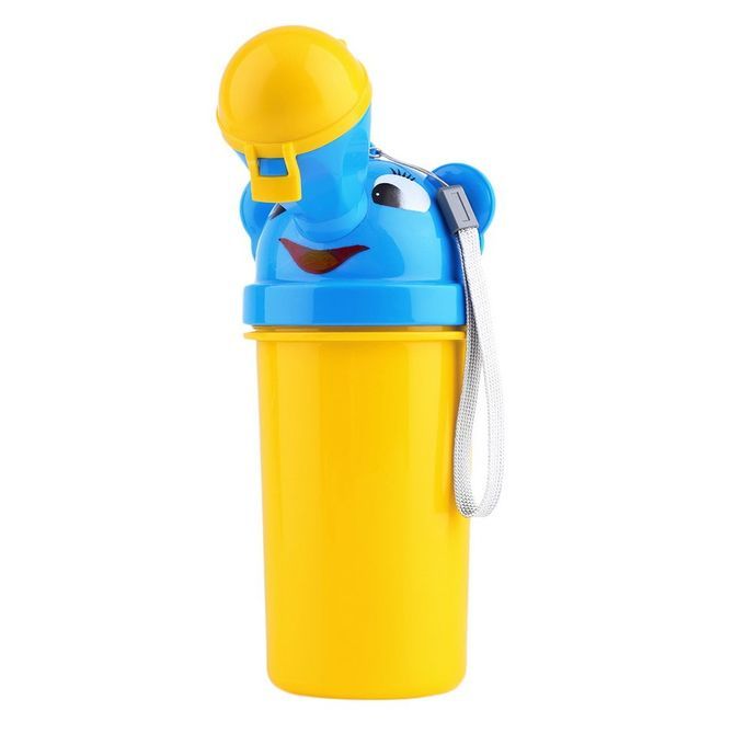 Cute Baby Girl Boy Portable Urinal Travel Car Toilet Kids Vehicular Potty Yellow