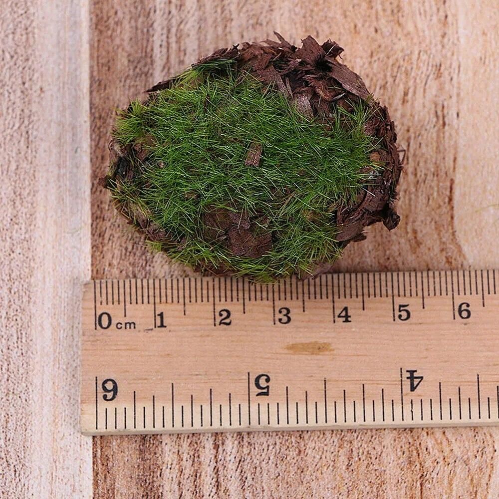 6pcs/Pack Green Moss Stone Artificial Grass Wood  Fake Rock Blocks Simulation Stones Mini Garden Decoration Garden Landscape