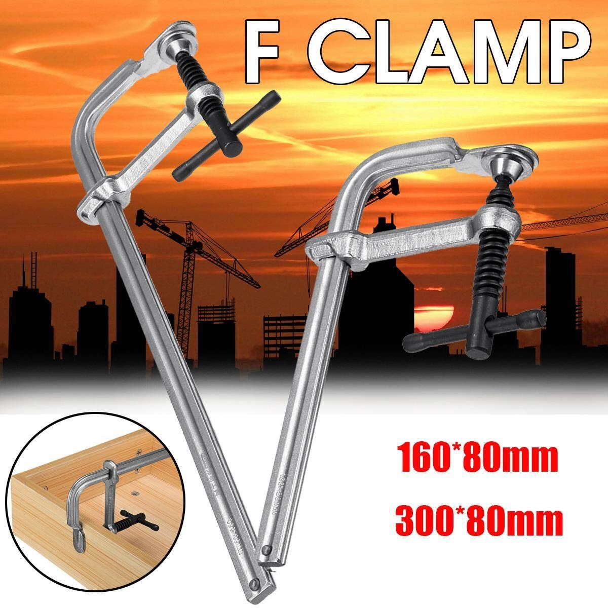 300x80mm F-Clamp Quick Release Bar Heavy Duty Woodworking Grip Release Squeeze Carpenter Hand Tool 300*80mm