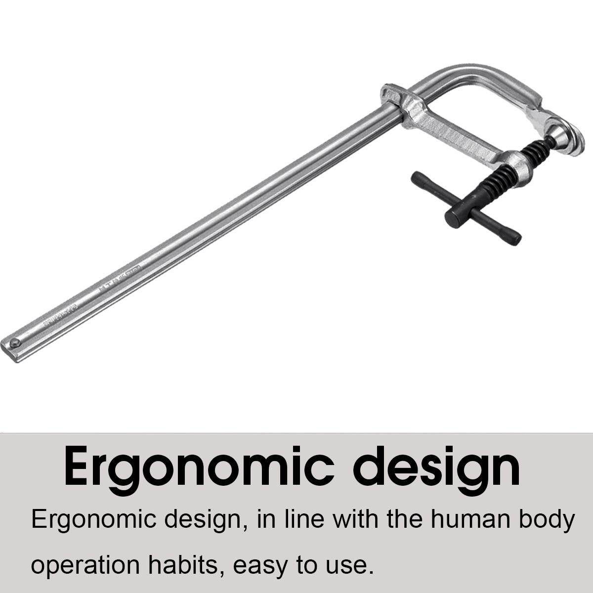 300x80mm F-Clamp Quick Release Bar Heavy Duty Woodworking Grip Release Squeeze Carpenter Hand Tool 300*80mm