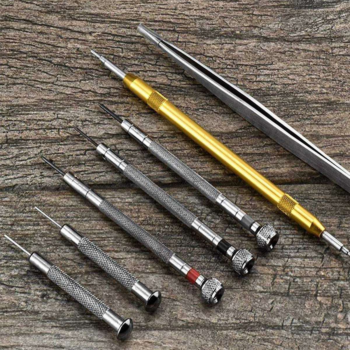 29Pcs Box Watch Repair Tool Kits Battery Changing Strap Resizing Watch-Maker Home Watch Strap Removal-Fitting Tools