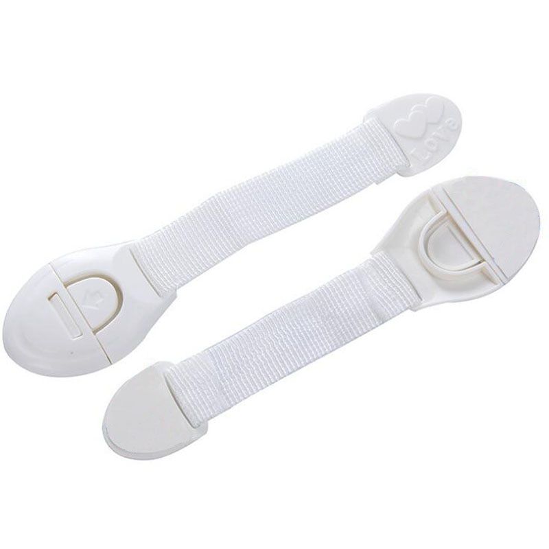 Doors Drawers Wardrobe Safety Locks Portable Plastic 10Pc