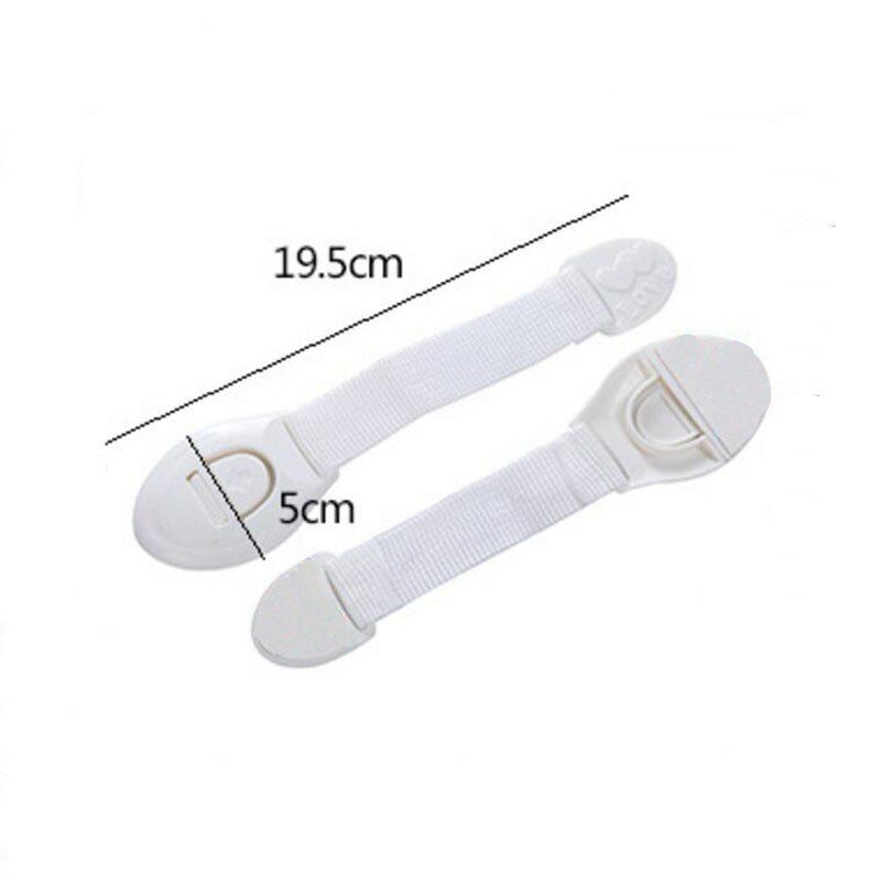 Doors Drawers Wardrobe Safety Locks Portable Plastic 10Pc